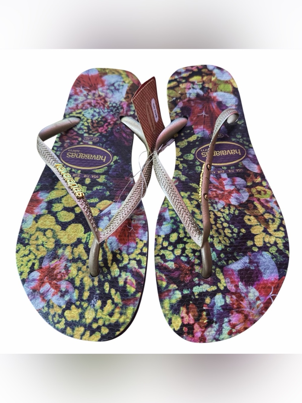 Havaianas Floral Print Flip Flops